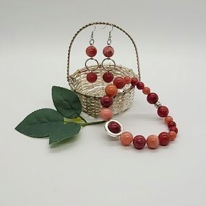 Bracelet set with earrins